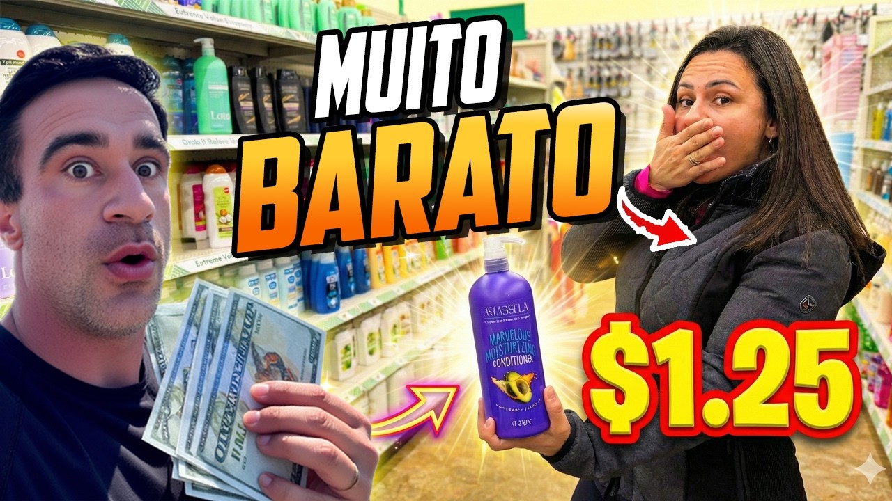 Ninguém acredita quando mostro o preço disso 🤯 30 Minutos na Loja de Dolar