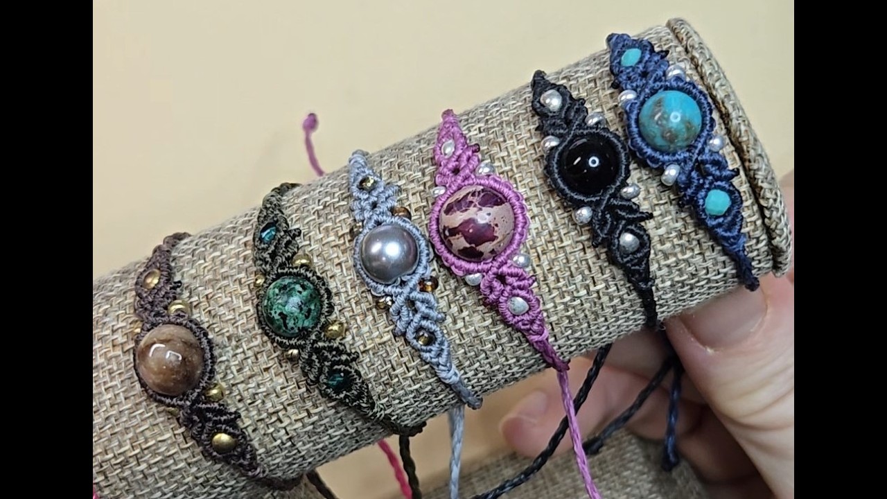 Macrame Beaded Bracelet