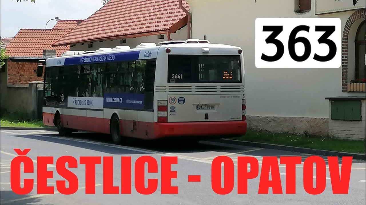 Praha linka 363 v trase Čestlice - Opatov