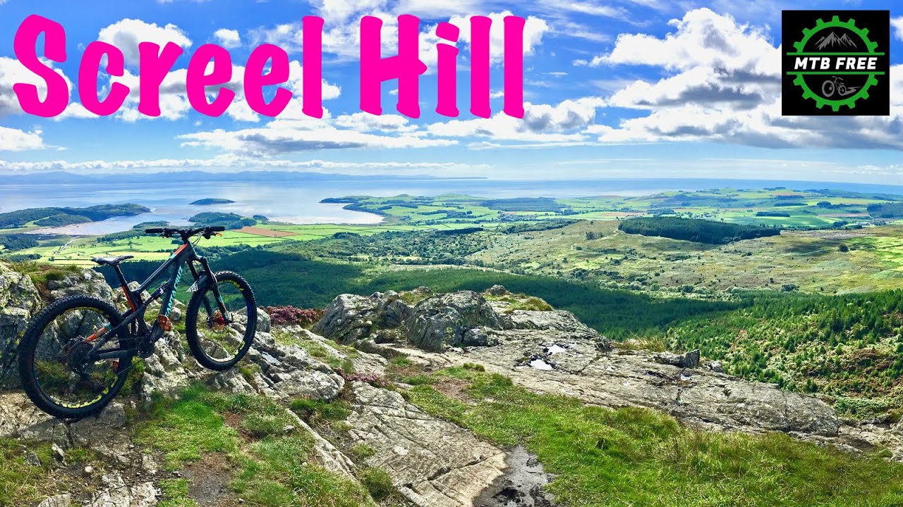 Screel Hill Mountain Bike (with my trail dog)