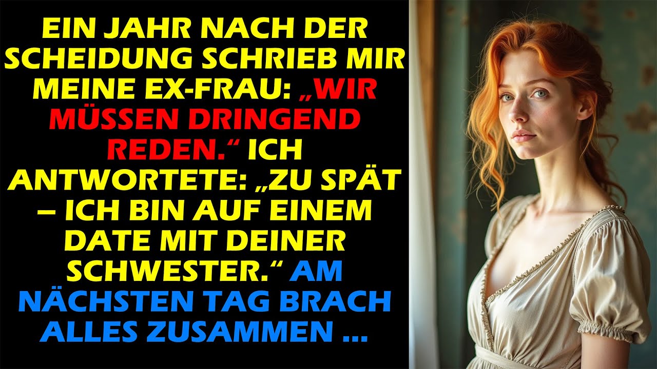 Ein Jahr nach der Scheidung schrieb meine Ex: „Wir müssen reden“ – meine Antwort änderte alles