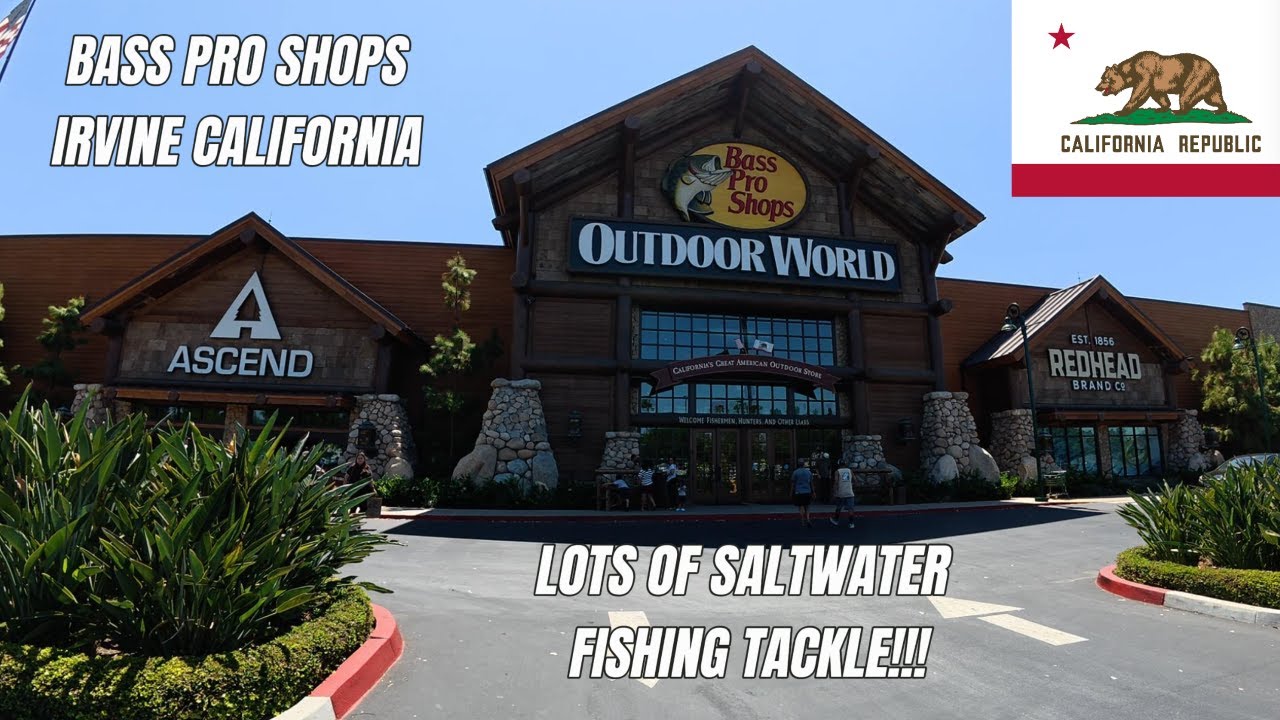 Visitng the NEWEST Bass Pro Shops! Irvine, California