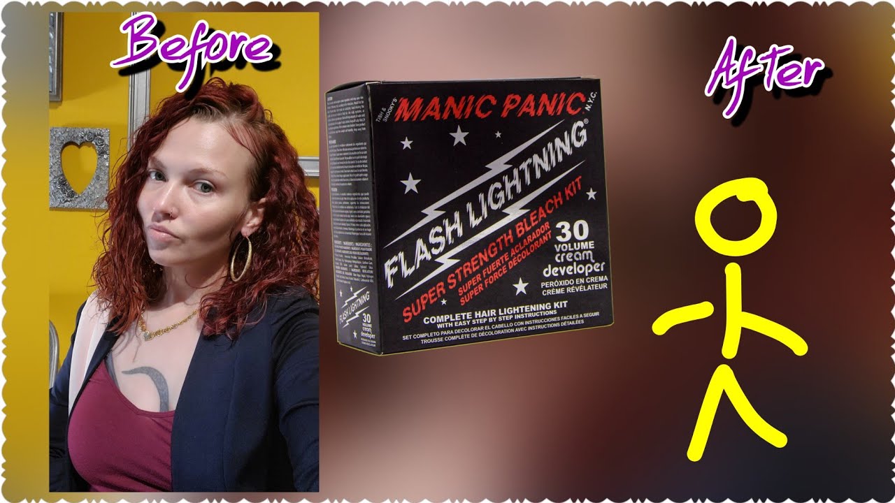 Trying Manic Panic Bleaching Kit