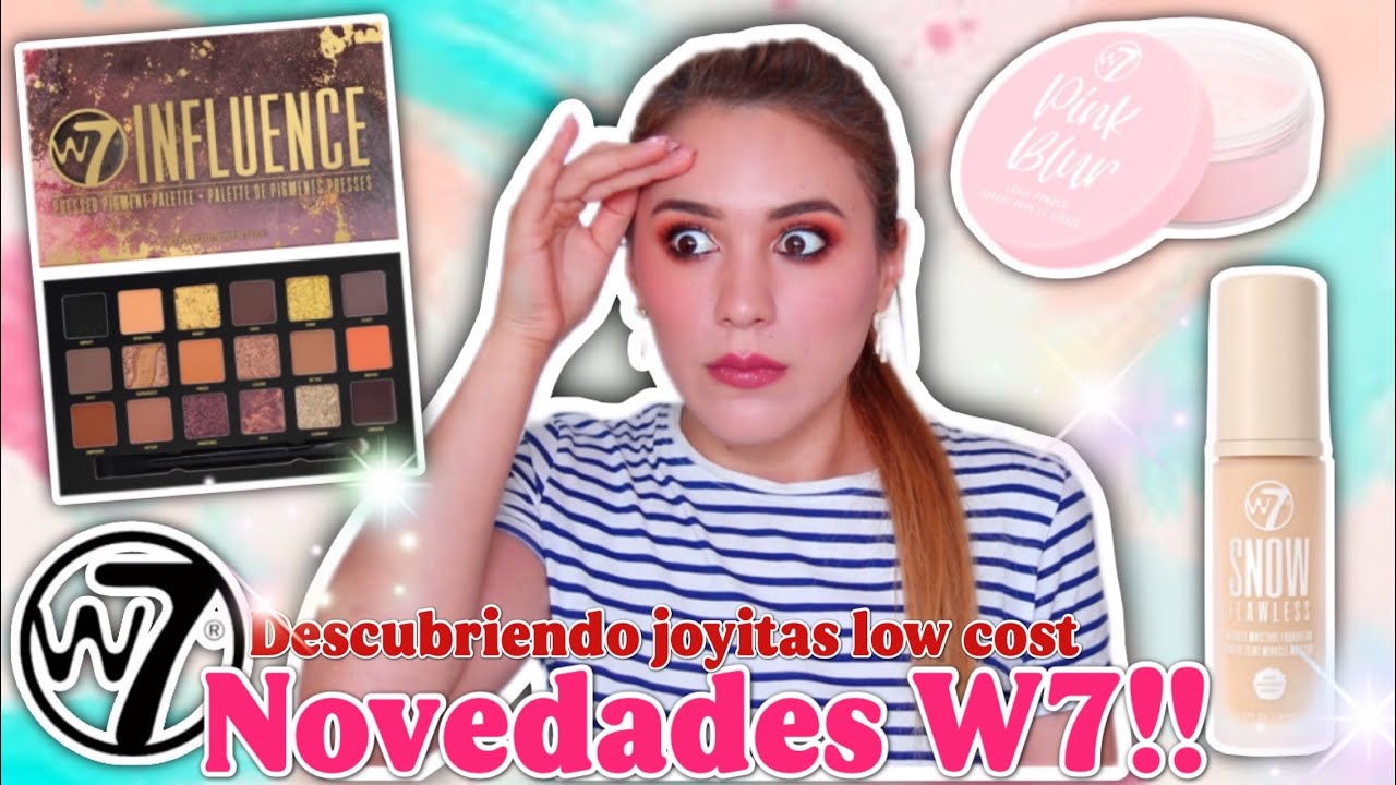 💥NOVEDADES W7! Nueva base, polvos y paleta Influence. Me enamoré todo!Descubriendo joyitas low cost