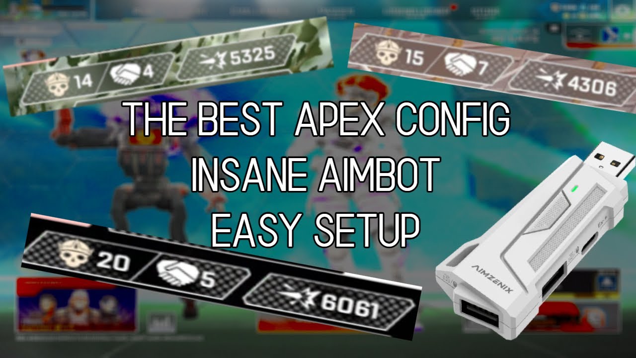 THE BEST APEX LEGENDS CONFIG FOR【AIMZENIX】INSANE AIMBOT & EASY SETUP