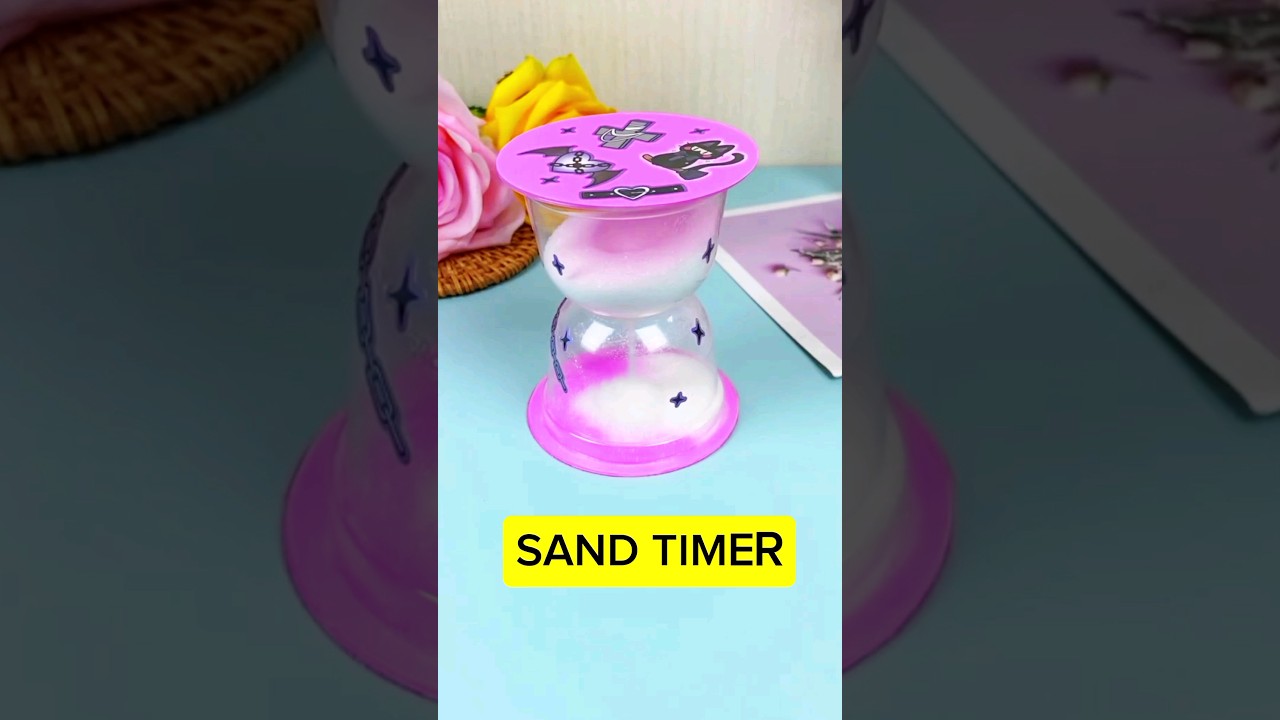How to Make Sandglass - Sand Timer - Hourglass at Home #shorts