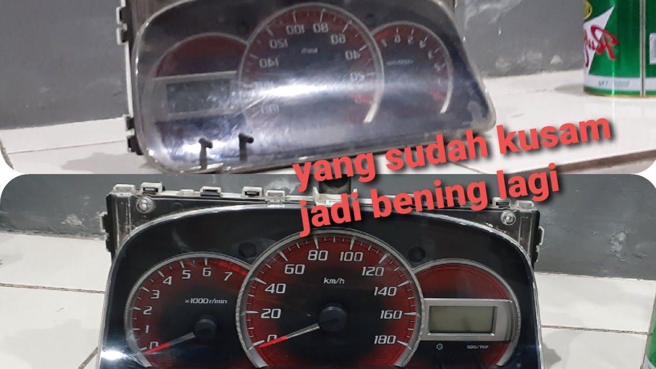 cara Memperbaiki mika speedometer yang kusam