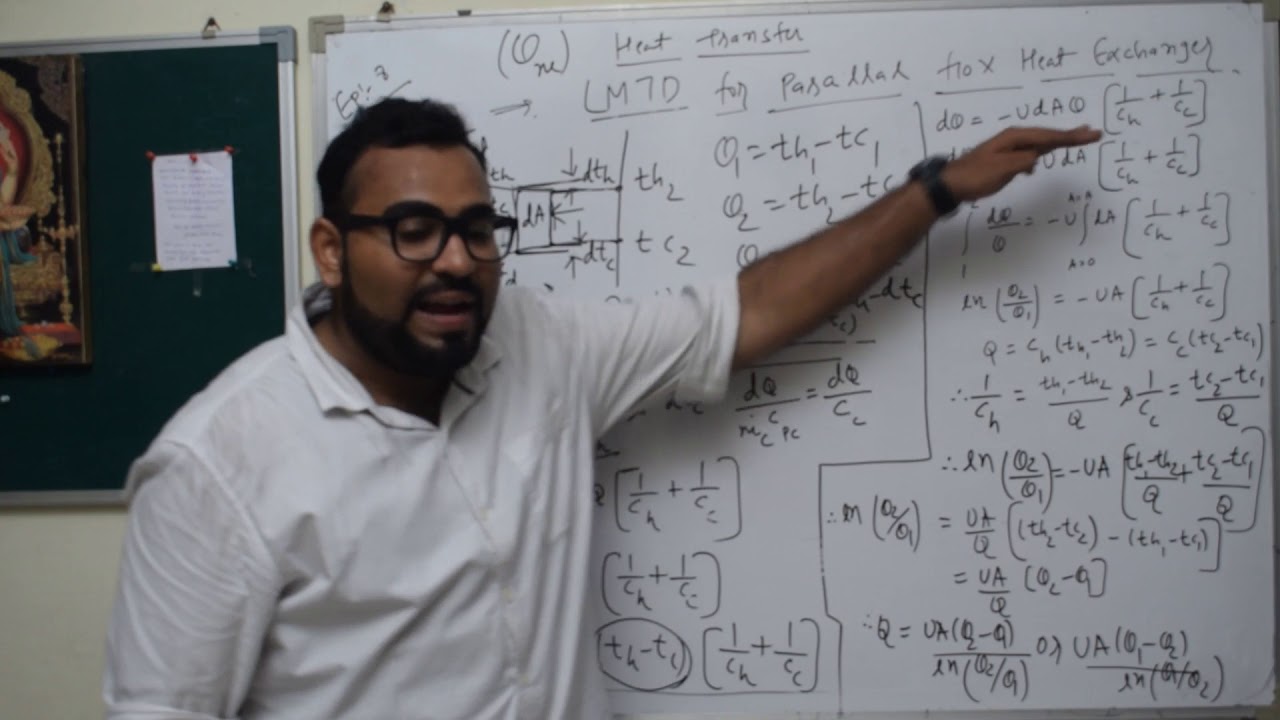 HT LECTURE SERIES EPISODE 8 LMTD METHOD FOR PARALLAL FLOW HEAT EXCHANGER