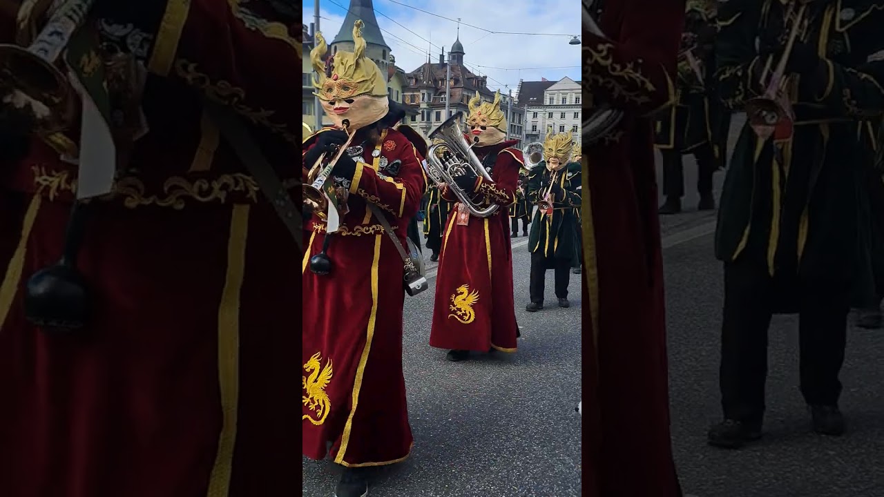 Fasnacht Umzug Gugimusik  in Luzern 2026.