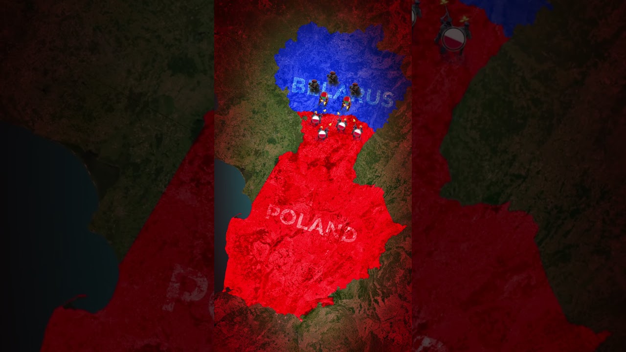 Poland vs Belarus ⚔️😡(Countries & Their Enemies)