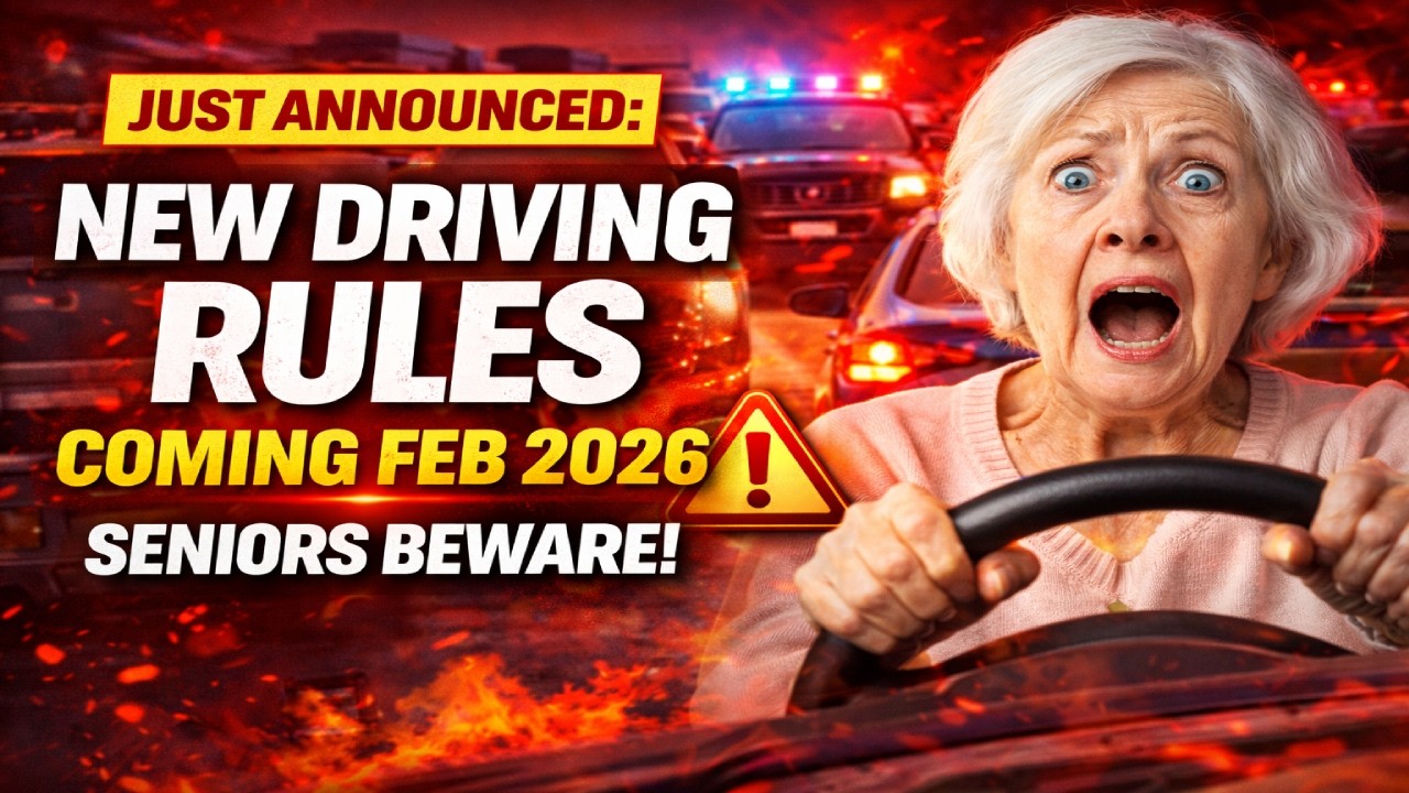 JUST ANNOUNCED: New Driving Rules Hit Feb 2026 — Seniors 65+ Beware!