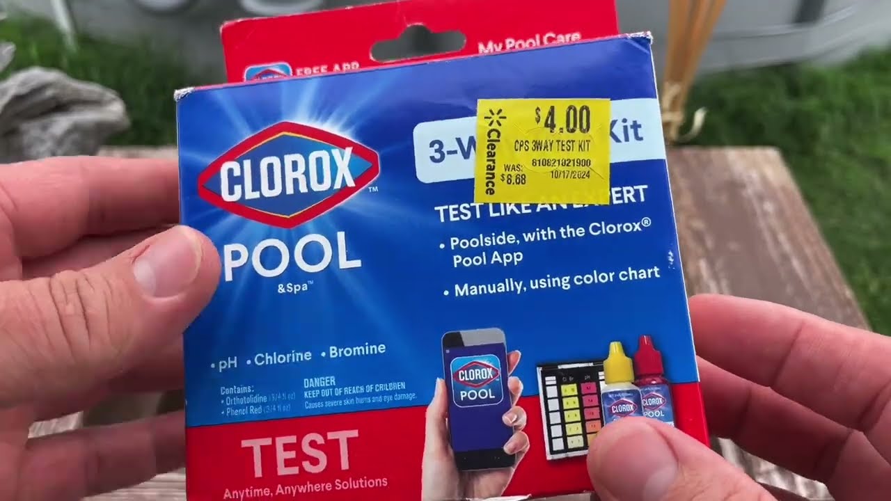 Тестовый набор Clorox Pool & Spa 3-Way | Обзор