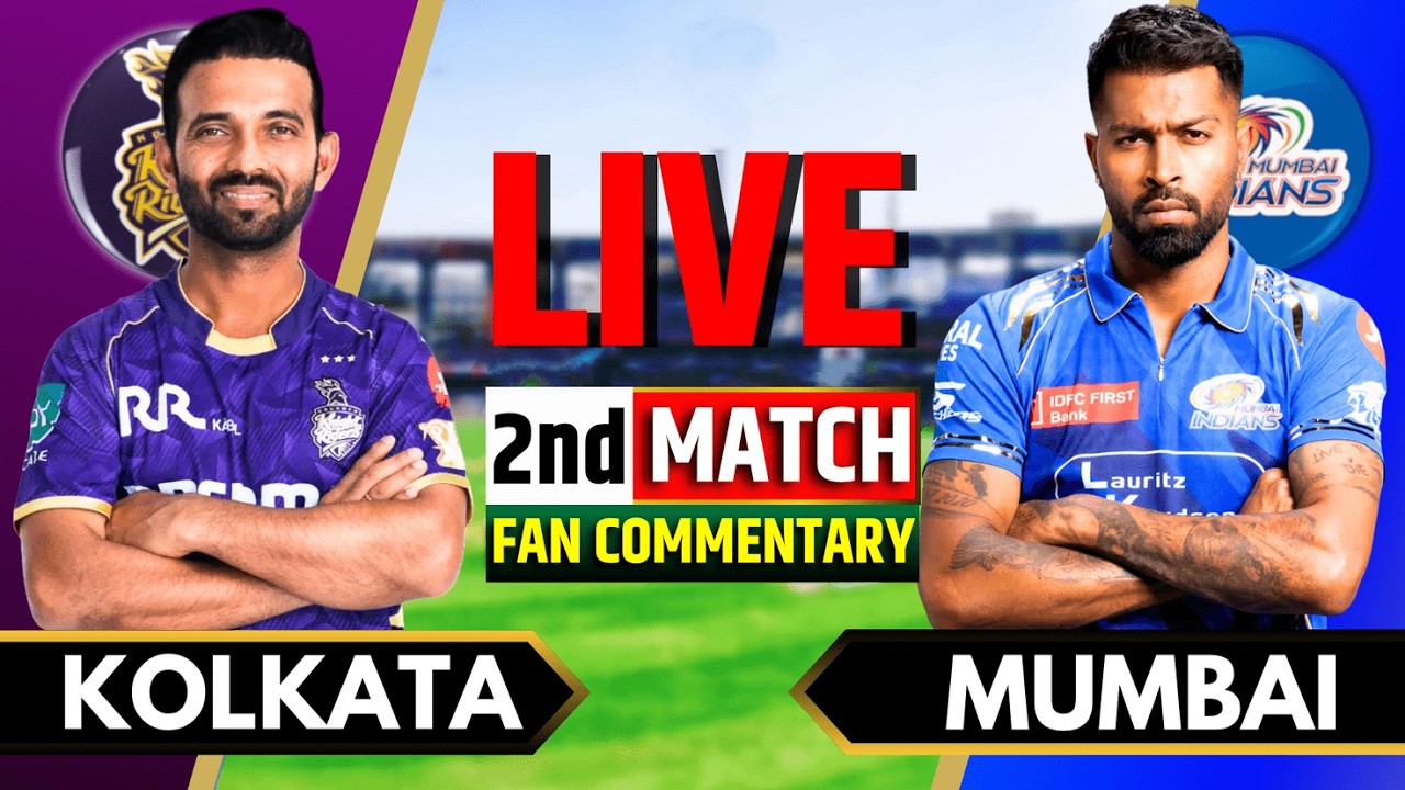 🔴MI vs KKR, IPL 2026 Fan Commentary | Mumbai vs Kolkata Live | Iqbal Sports | Live Match Today