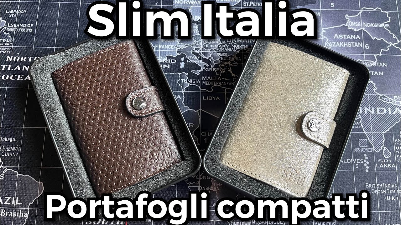 Nuova collezione Slim Italia, portafogli compatti di qualità