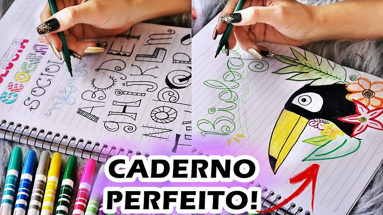 CADERNO LINDO E ORGANIZADO #10 - IDEIAS DE TÍTULOS, CAPAS E MARGENS