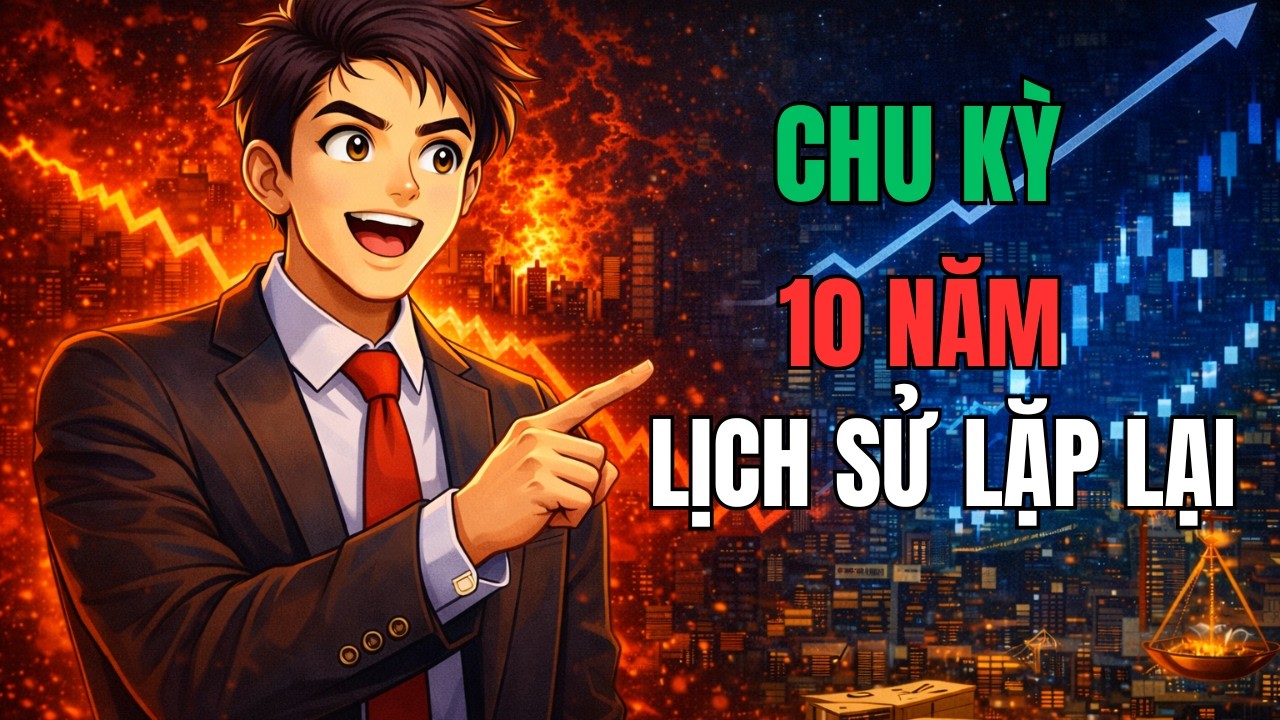 CHU KỲ 10 NĂM: Vì Sao Khủng Hoảng Luôn Lặp Lại? Người Giàu Đã Biết Trước | Đường Đến Triệu
