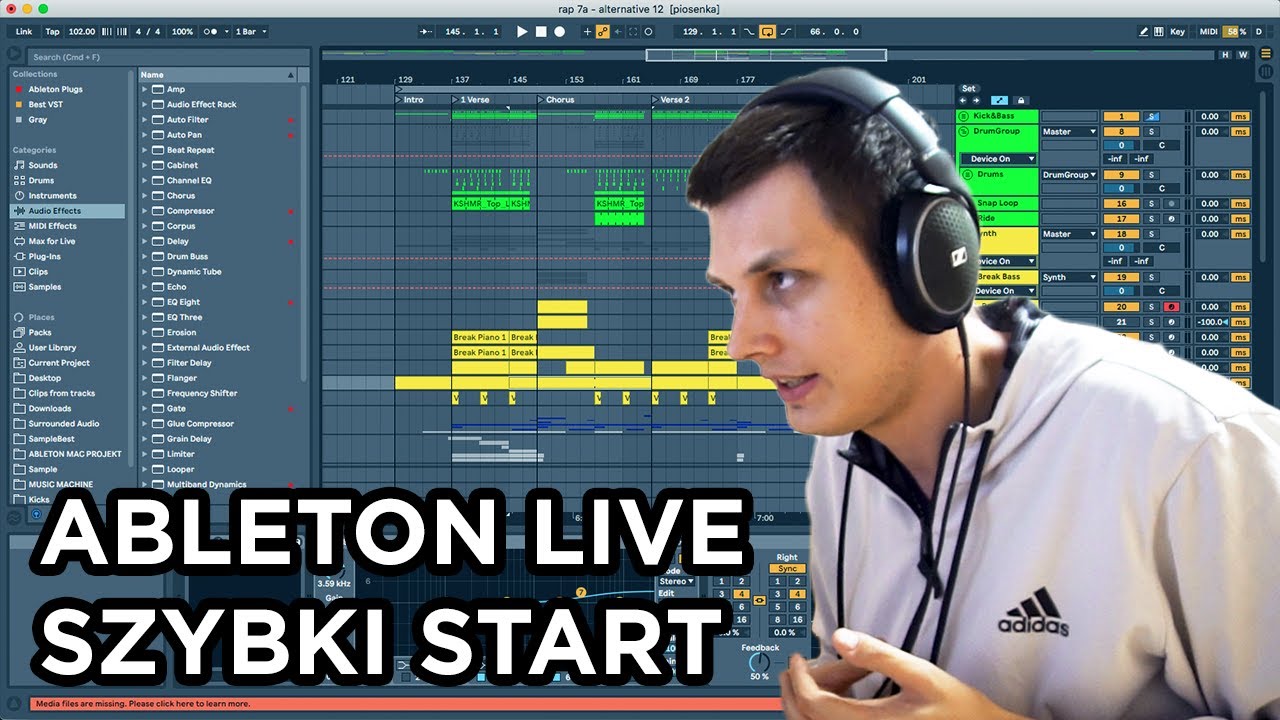 Twoje pierwsze 30 MINUT w Ableton Live | Szybki Start dla początkujących (Kurs Tutorial Poradnik)