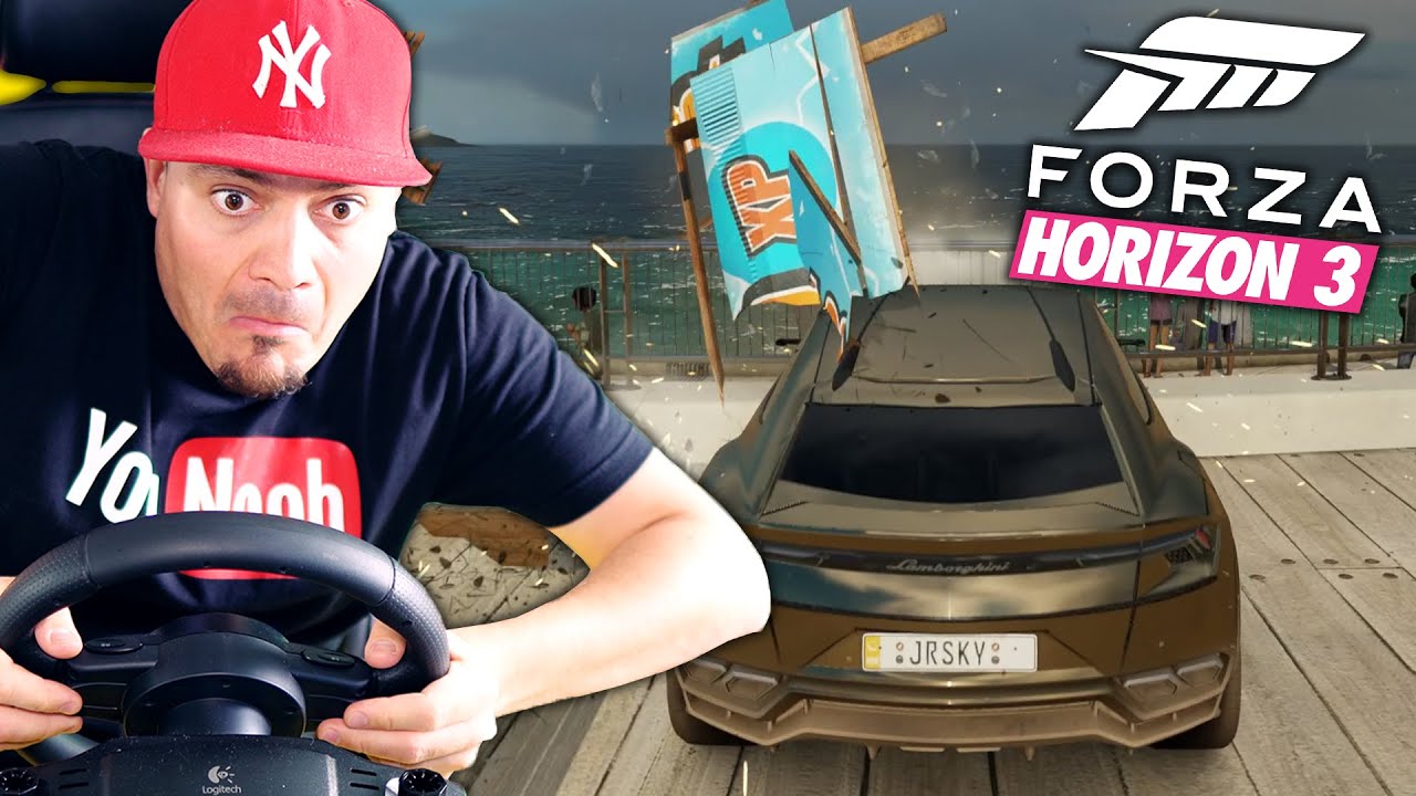 Rozwalam moje ZŁOTE LAMBO! 😮 Forza Horizon 3 #02