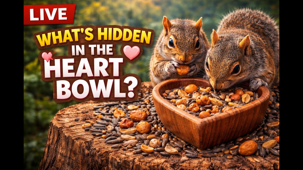 They Found the Heart Bowl… 🐿️ | Close-Up Blue Ridge Stump Moment