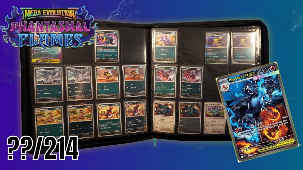 Mega Charizard X Pulled… Phantasmal Flames Master Set Update #1