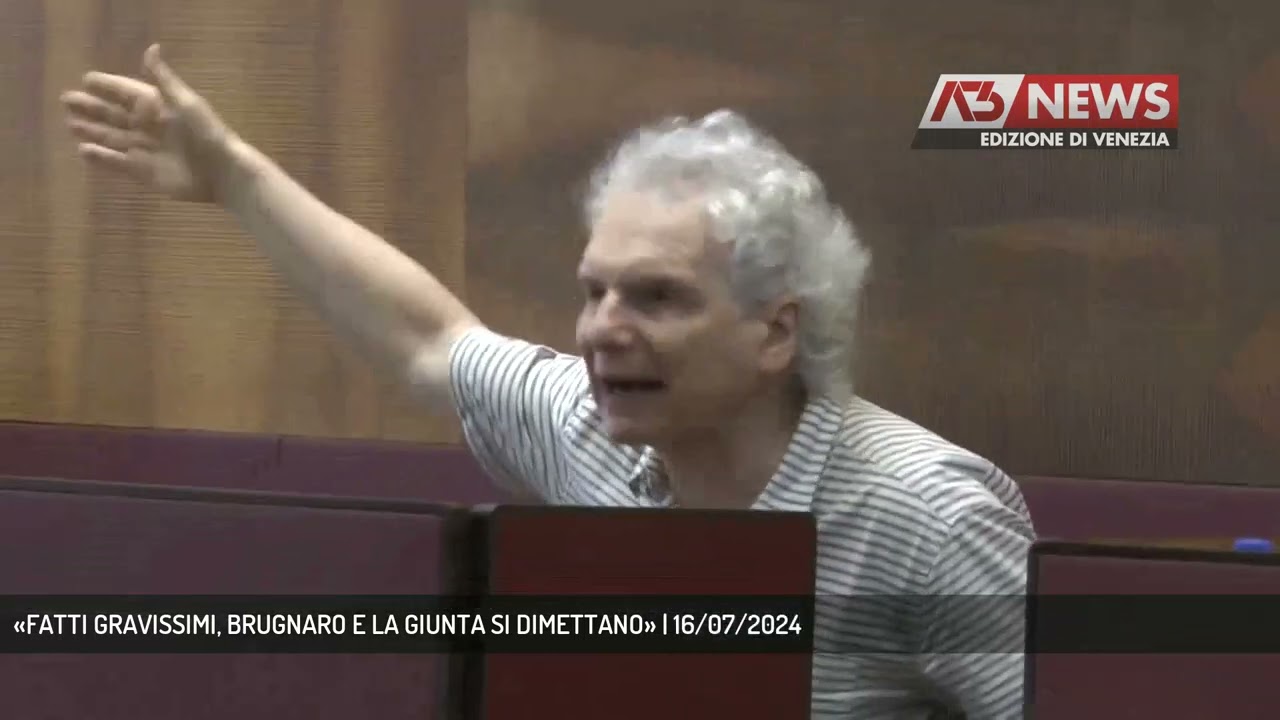 «FATTI GRAVISSIMI, BRUGNARO E LA GIUNTA SI DIMETTANO» | 16/07/2024