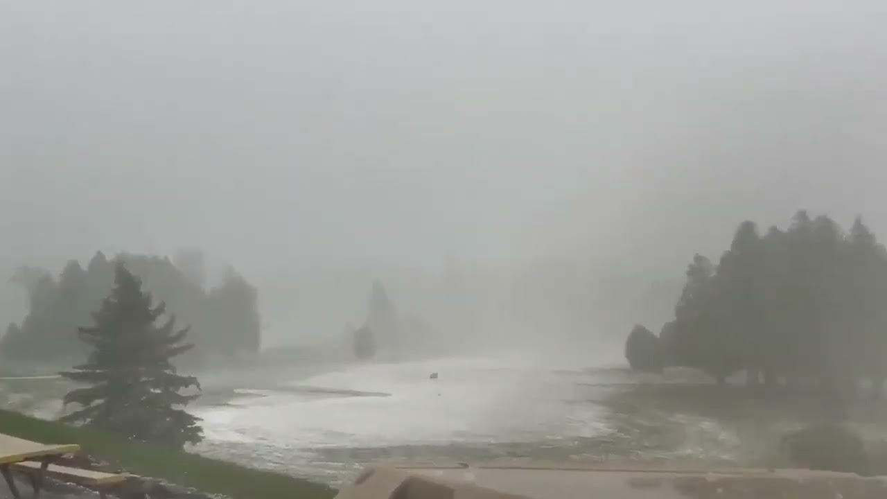 Virginia Public Golf Course Hail Video