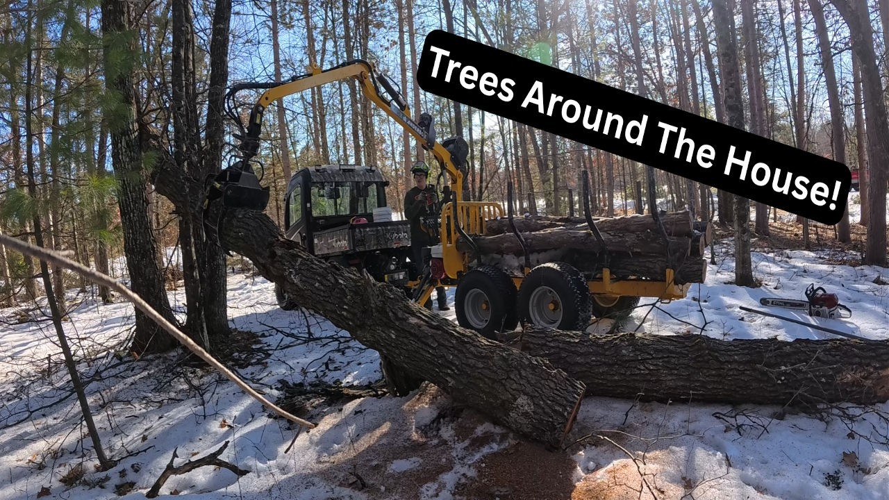 The Anderson Log Trailer In Action Again!!