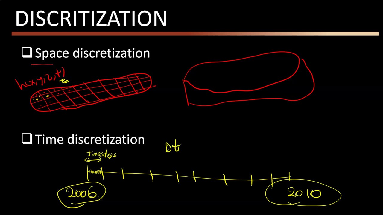 8.  Spatial and temporal discretization