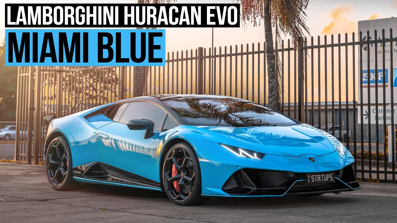 Miami Blue Wrap + PPF | Lamborghini Huracan EVO AWD | Build Breakdown