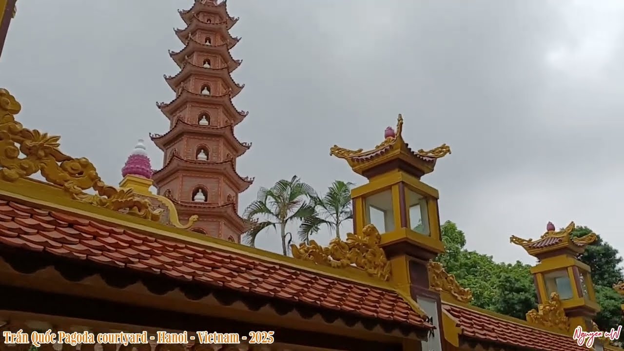 Tran Quoc Pagoda Courtyard - Hanoi -Vietnam - 2025