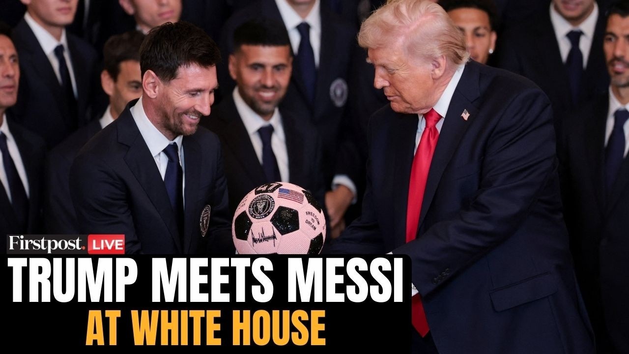 LIVE: Trump Welcomes Inter Miami & Lionel Messi | 2025 MLS Champions Honoured At The White House