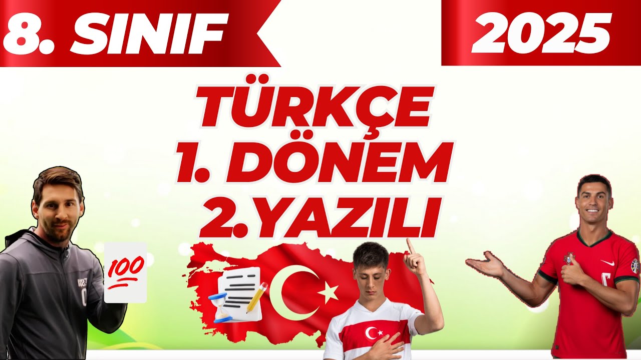 8. Sınıf Türkçe 1. Dönem 2. Yazılı 2025