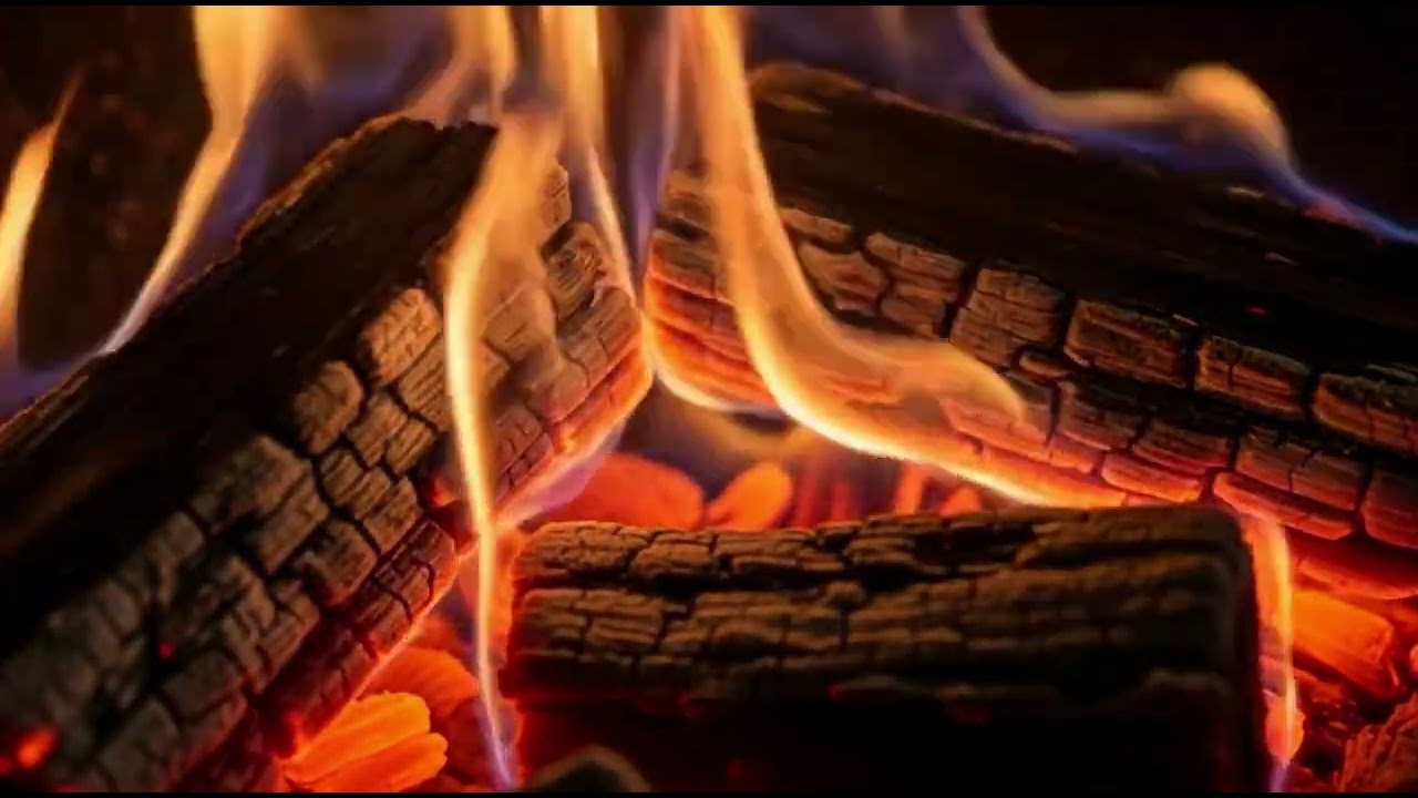 Crackling Firewood Sounds 🔥