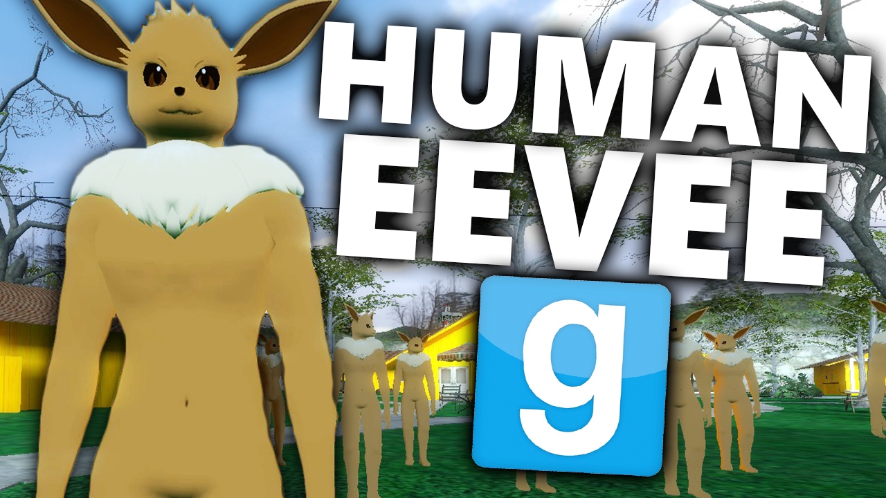HUMAN EEVEE HIDE AND SEEK!? | Gmod Sandbox Minigame