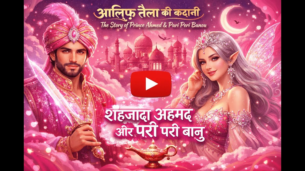 The Arabian Nights Hindi Stories | Part 49 | अलिफ़ लैला की कहानी हिंदी में | अहमद और पेरी बानो