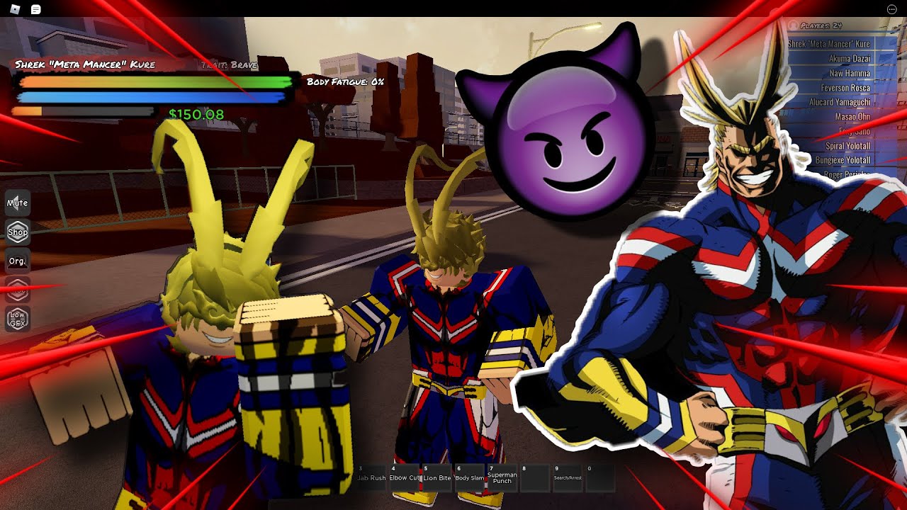 GOING CRAZY AS ALL MIGHT IN MIGHTY OMEGA
