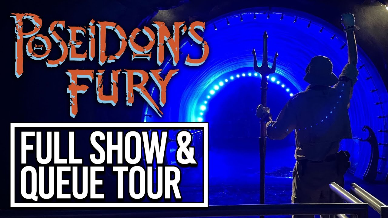 Poseidon’s Fury Full Show and Queue Tour at Islands of Adventure