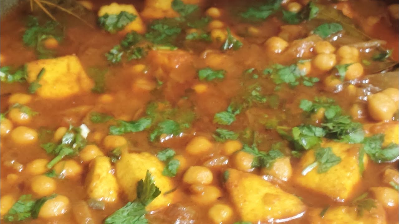 chhole paneer recipe 😋