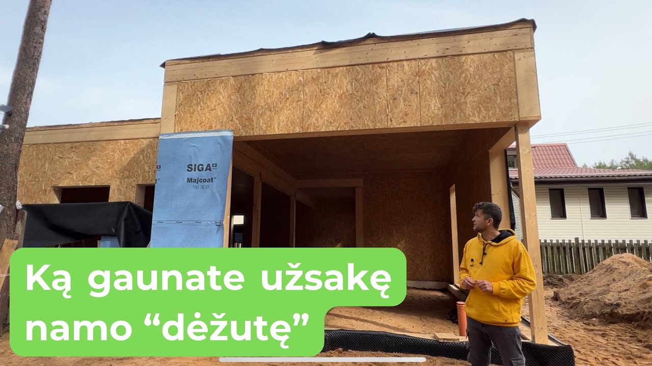 Ką gaunate užsakę namo 