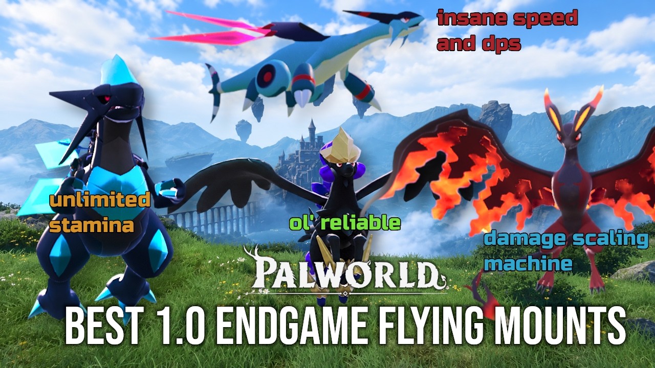 Stop Using Trash Mounts: These Are the 5 BEST Flying Pals in Palworld