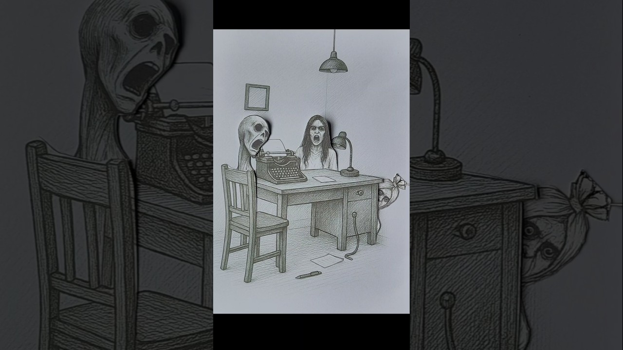 #shorts spooky office | kantor berhantu #hantu #monster #setan #halloween