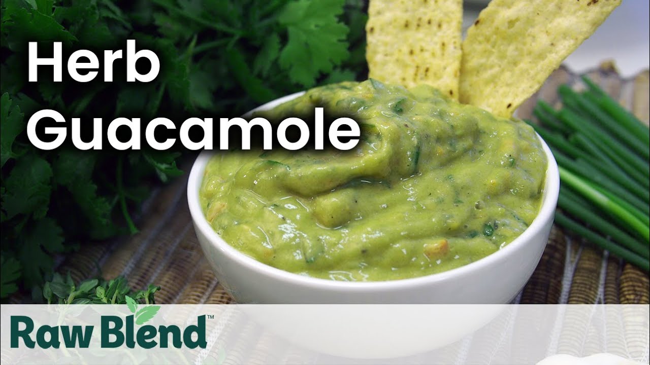 How to make Herb Guacamole in a Vitamix Blender | Recipe Video