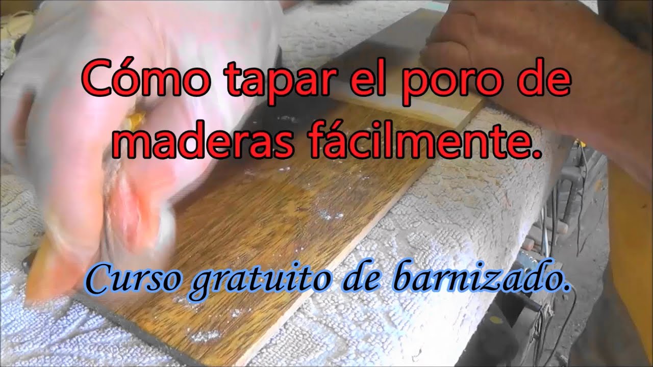 Barnizado de guitarras. Cómo tapar el poro en goma laca y laca nitro.