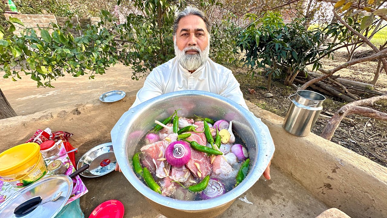 Afghani Namkeen Rosh Recipe | Peshawari Namkeen Rosh | Namkeen Gosht | Kabli Nmkeen Gosht 