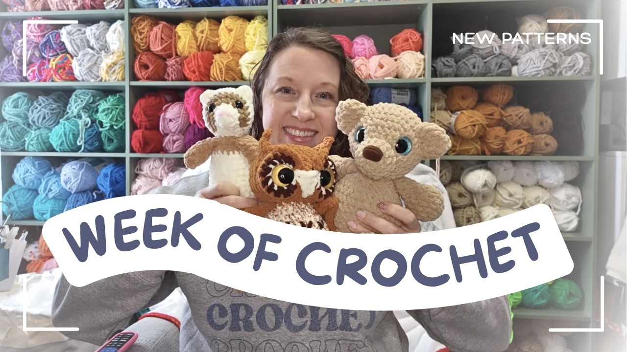 Week of Crochet - New Patterns! - Pattern release