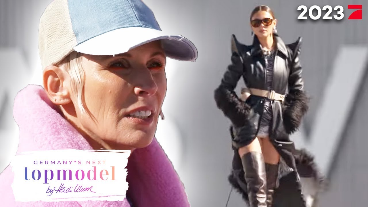 Ein bekanntes Gesicht - Stefanie Giesinger bereitet die Models auf den Walk vor | GNTM 2023ProSieben