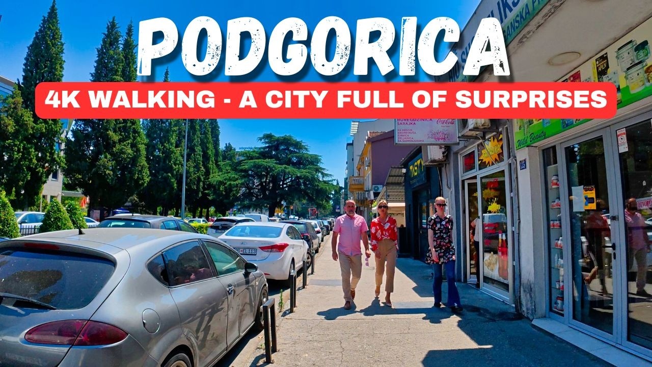 MONTENEGRO Full Walking Tour – Complete City Experience 🇲🇪 (PODGORICA)
