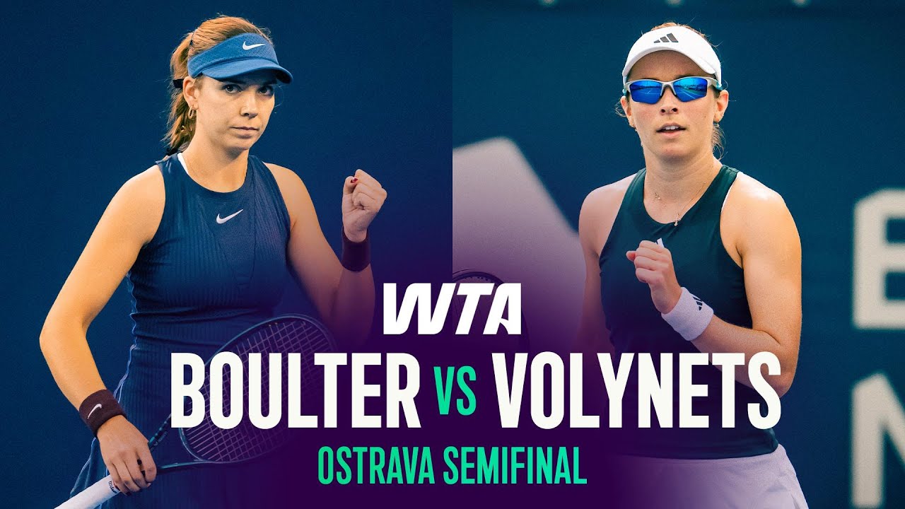 Katie Boulter vs. Katie Volynets | 2026 Ostrava Semifinal | WTA Match Highlights