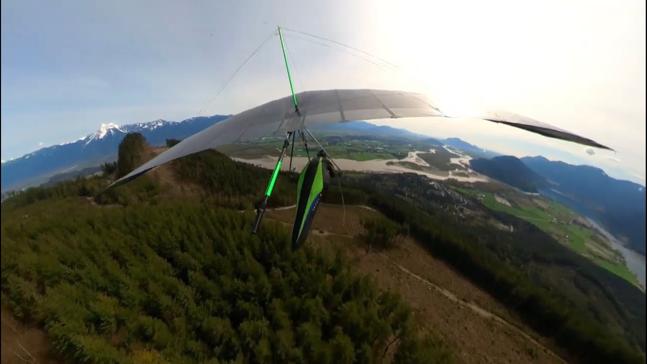 April 13 2025 hang gliding Mt. Woodside B.C. Canada