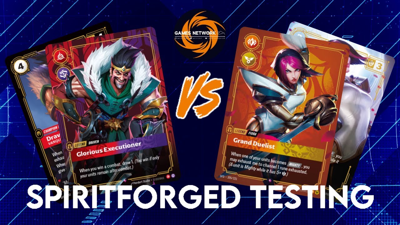 Early Spiritforged testing - Draven vs Fiora | Riftbound TCG